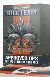 Warhammer 40,000 Kill Team Approves Ops Tac ops & Mission Card Pack